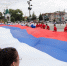 В Новой Усмани в честь праздника развернули 100-метровый флаг России - Новая Усмань Сегодня